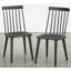Chaise d'appoint à dossier en lattes de bois massif Fordwich-1201906707