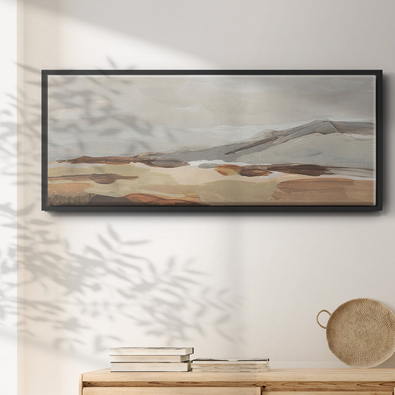 Dusky Mountain I- Framed Canvas