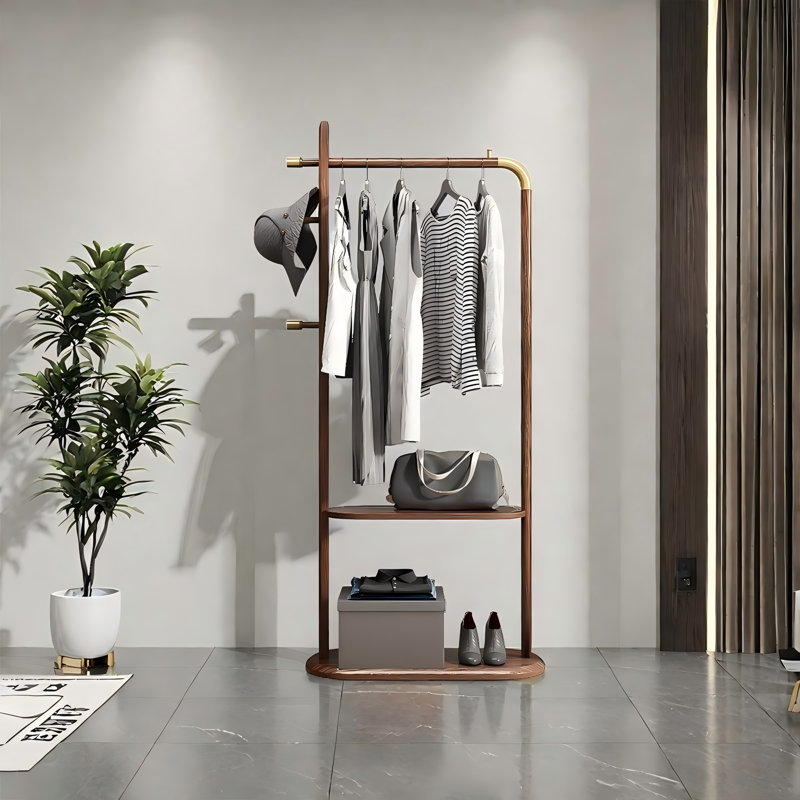 23.62"Solid Wood Freestanding Coat Rack