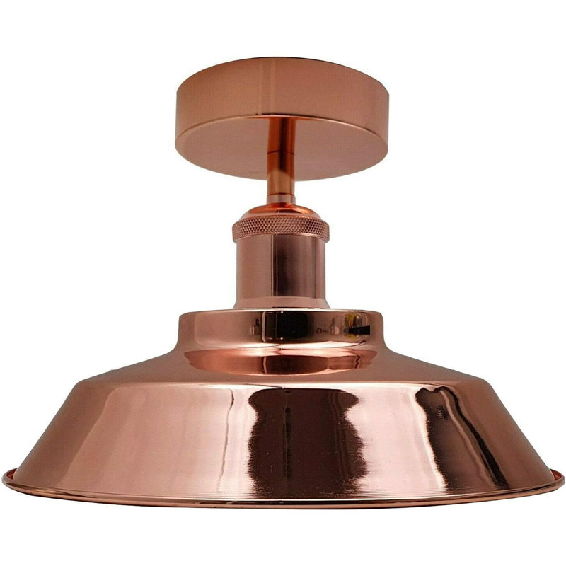 Semi Flush Mount, Rose gold