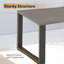 Table de salle à manger en métal Valenta-753222933