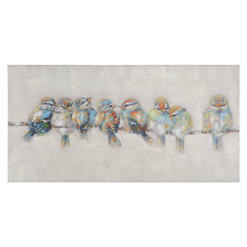 " Afternoon Gathering " Painting Print