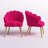 Lilly Velvet Barrel Chair-1399549669