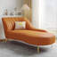 Chaise longue de détente moderne en similicuir-101363484-101363485