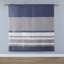 Édredon pour lit simple et drap - Lit rayé gris-bleu avec draps et taie d'oreiller