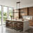 Angelise 8-Light 55.1'' W Large Black Modern Farmhouse Kitchen Island Pendant UL Certified