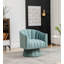 Fauteuil demi-tonneau pivotant en velours capitonné l 28 po Murrow-1559473786