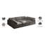 Canapé modulaire symétrique en velours avec repose-pieds de 105 po Atis-1765248409
