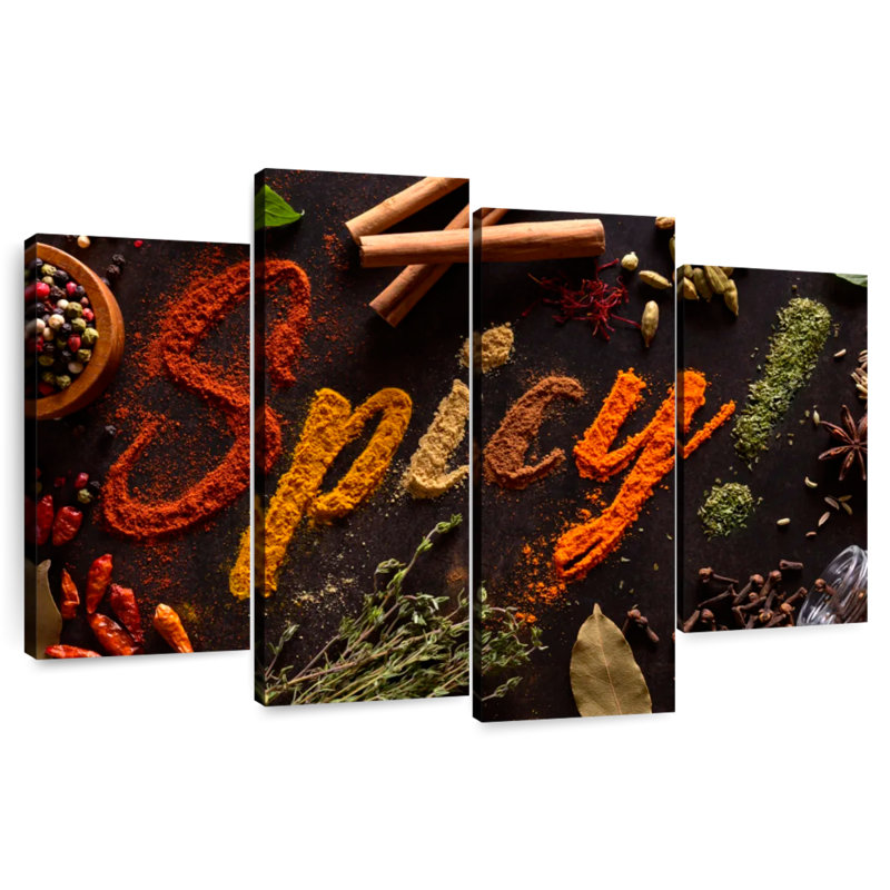 Yarlin Spicy Typography, 48" H x 75" W