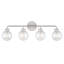  Éclairage pour salle de bain 4 lumières Mason en nickel satiné-119773832-119773834-119773837