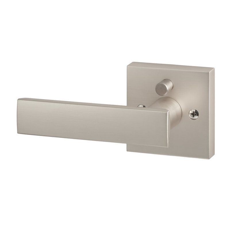 Cortina Privacy Lever, Satin Nickel
