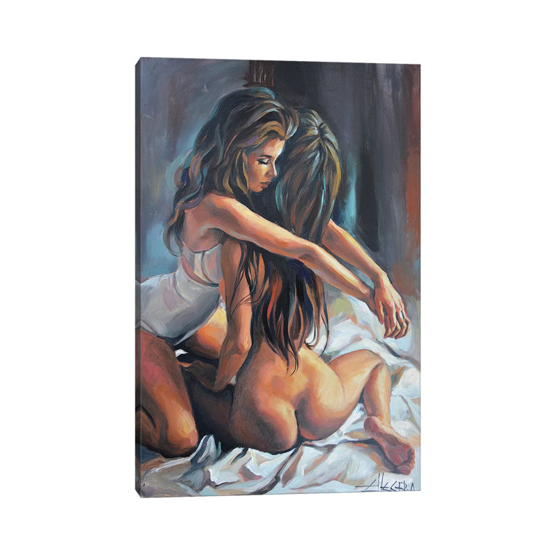 Distance 1 Piece Painting on Canvas, 66.04cm H x 45.72cm W x 3.81cm D, Wrapped Canvas