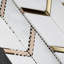 Natural Bianco 1" x 2" Herringbone / Chevron Mosaic Wall Tile-67852668
