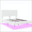 Lit flottant avec lumière White Boucle-128515208