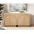  Aurelie 3 Piece Modular Solid Wood Tv Stand Arched Storage Cabinet Credenza-631625698