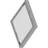 Paysley 1-Light Integrated LED Indoor Brushed Nickel Convertible Square Flush Mount Ceiling Fixture, Wall Mount, or Wall Sconce with White Acrylic Square Lens