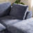 Boneless L-Shape 3-Seat Velvet Sectional Sofa With Ottoman, 79" Wide, No-Assembly Cloud-Style Design, High-Density Boneless Compression Foam-1202689574
