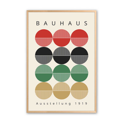 «Vintage Bauhaus Circles», impression roulée