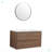 36" Wall-Mounted Bathroom Vanity With Ceramic Sink-100166276