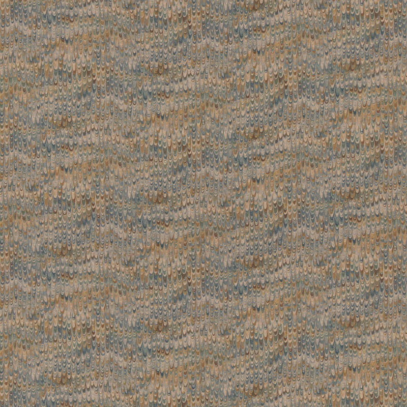 End Paper, Blue/Sand