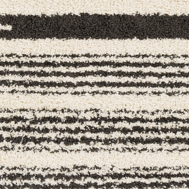 Anquantae Striped Indoor Rug, Rectangle 5'3" x 7'