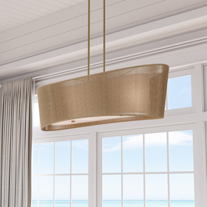 Key Largo 45" 4-Light Linear Chandelier
