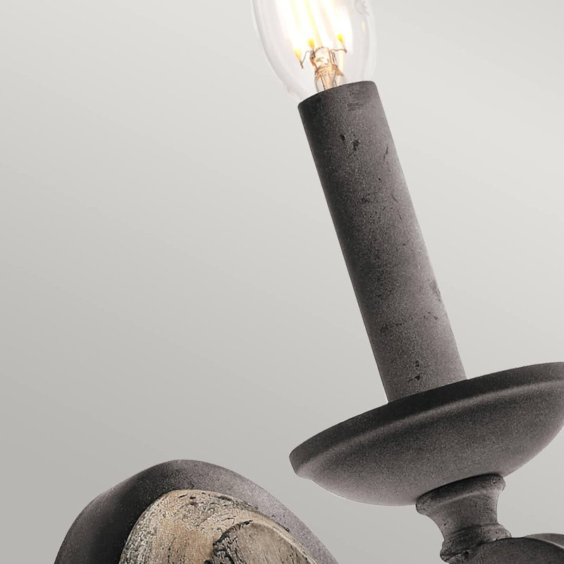 Schirado Wood Candle Wall Light