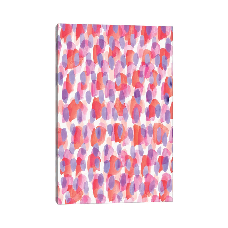 Painted Layers by Nadia Hassan - Wrapped Canvas Painting, 20.32 cm H x 30.48 cm W