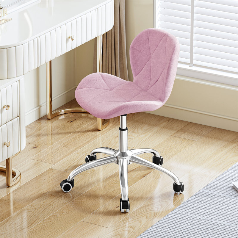 Natala Office Chair with Headrest, Pink