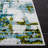 Hollman Abstract Teal/Green/White Area Rug-1055905236