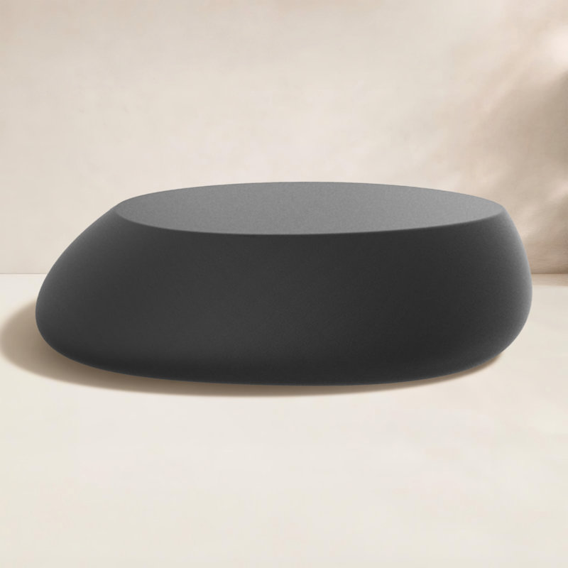 Stone Plastic Coffee Table, Anthracite