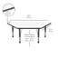 Table d'activité trapézoïdale effaçable à sec avec pieds réglables-120150982-99093465-99093467