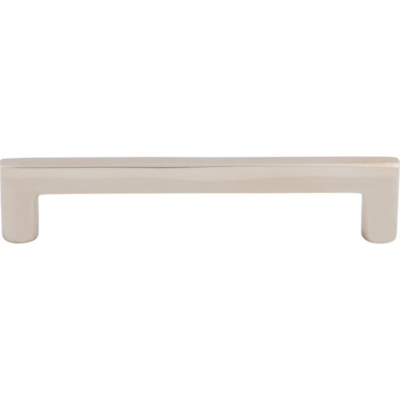 Aspen II Flat Sided Appliance pull, 6" Center to Center, Polished Nickel