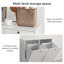 Panier à linge incliné avec paniers amovibles et armoire de rangement