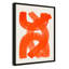 «Orange Strokes Print» par Haniff-129155834-129155897-129155899