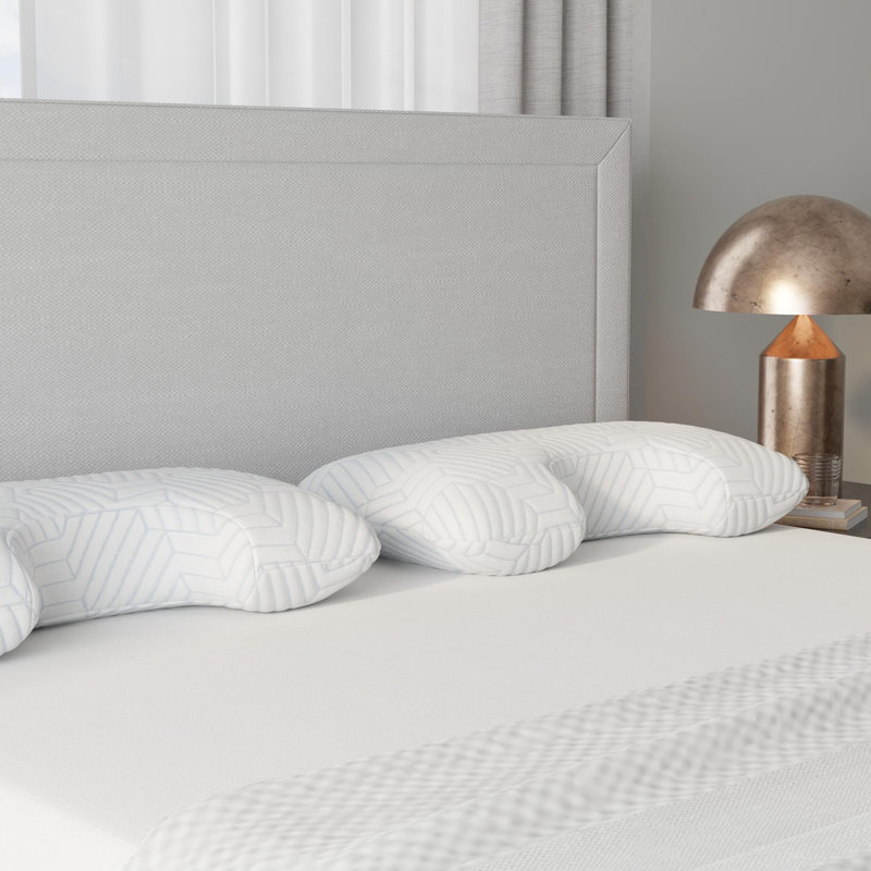 Frost Curve Pillow with Phase Change Cooling Cover