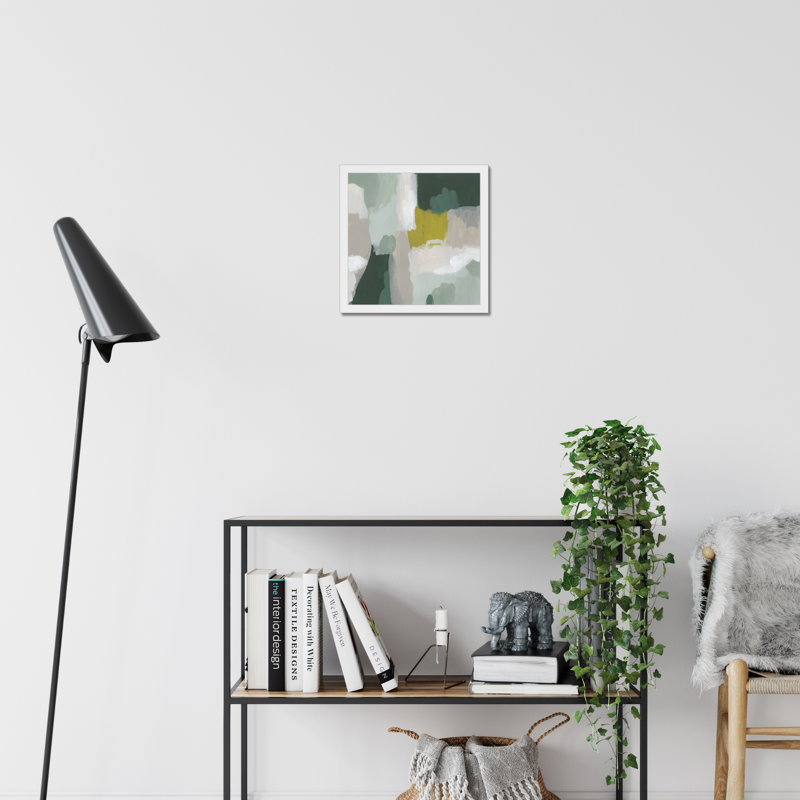 Tundra Summer III, 80cm H x 80cm W, White Framed Paper Print