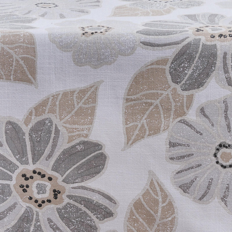  Petals Beige Floral Table Runner 15" x 72"