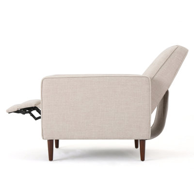 Canapé inclinable en tissu Mid-Century