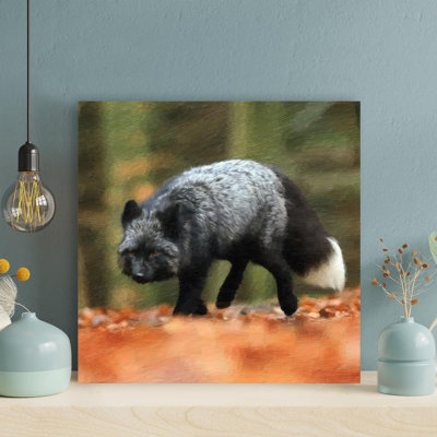 " Black Fox 1 " Painting Print