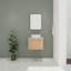 Meuble-lavabo simple 24 po avec comptoir en céramique