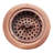 3-1/2" Wing Nut Style Kitchen Sink Drain Basket Strainer-105013604