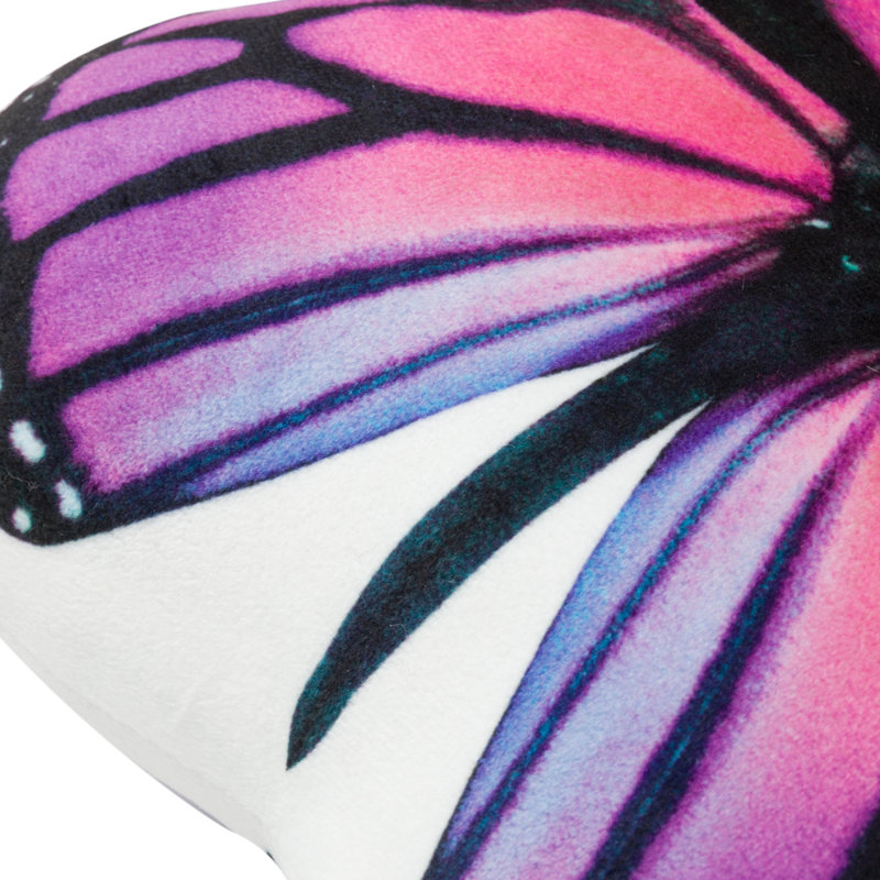 Coussin décoratif papillon Trinx 3D 13 po x 15 po