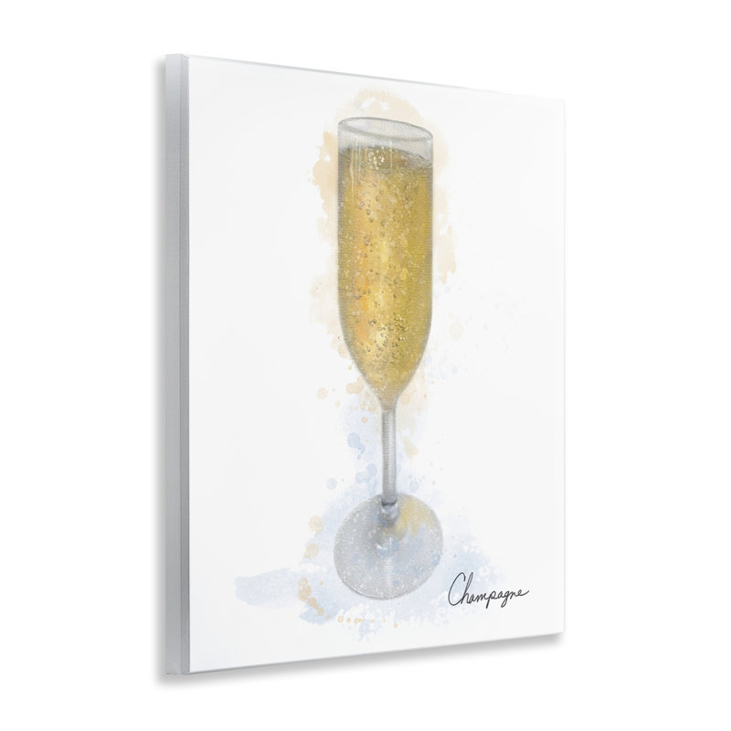 Plaque murale champagne en verre champagne, design par Matthew Piotrowicz