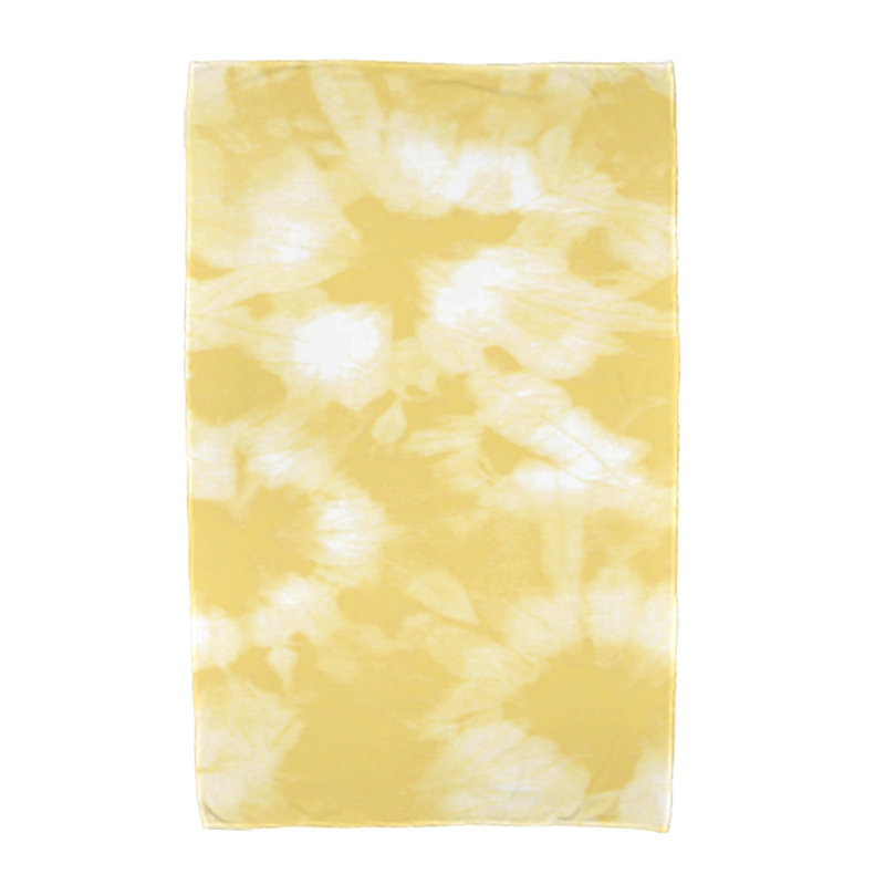 Serviette de plage en microfibre, Jaune