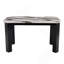 Ensemble de table et tabourets de bar gris foncé