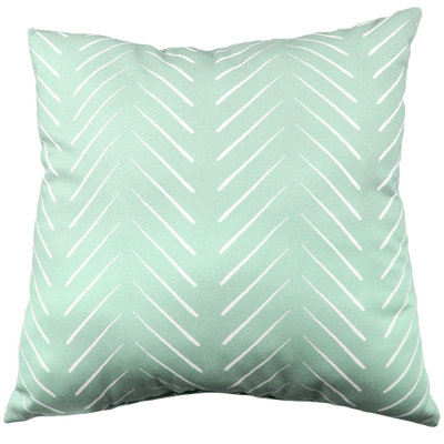 Geometric and Chevron Throw Pillow