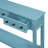 Console Table, 60" Long Sofa Table With Two Different Size Drawers And Bottom Shelf For Storage-294024006