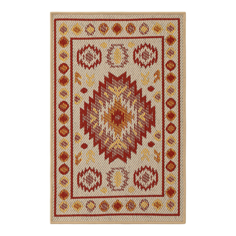 Tapis intérieur / extérieur Marlenia Marlenia, Rectangle 2 pi x 3 pi 1 po