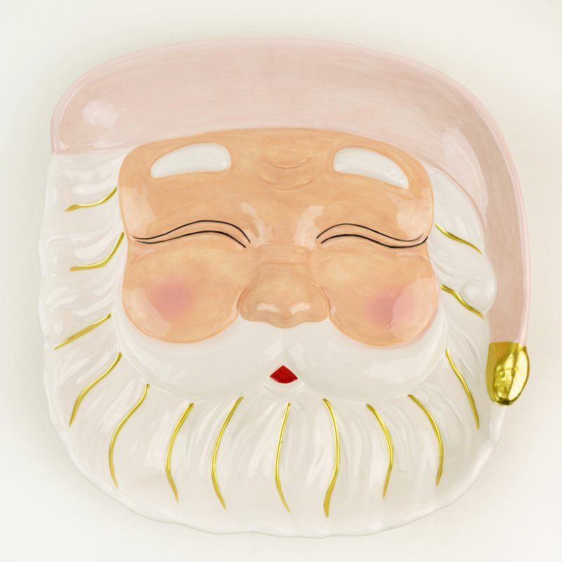 Le plateau de Dolomite Katrinia Holiday Aisle®, Rose